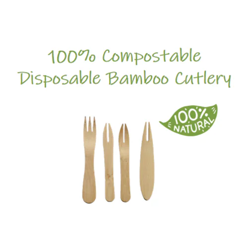 Bamboo Cutlery Sticks Skewers 3