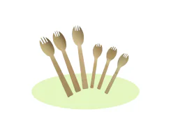 Disposable Bamboo Cutlery Compostable Bc65 Bc45