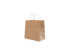 Kraft Paper Takeaway Bags With Handle 32010