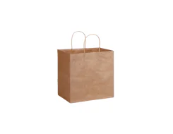 Kraft Paper Takeaway Bags With Handle 33512