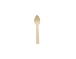 Disposable Wooden Coffee Spoons Compostable 180452