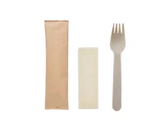 Disposable Wooden Cutlery Sets Compostable W65fn B