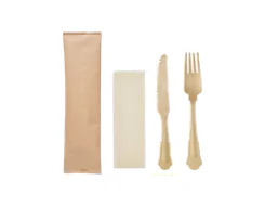 Disposable Wooden Cutlery Sets Compostable W75kfn B