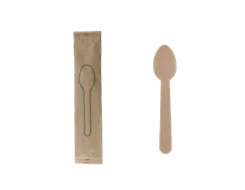 Individual Wrap Disposable Wooden Cutlery Ws55 Iwb