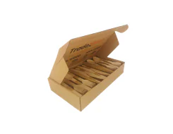 Retail Packaging Disposable Wooden Cutlery Wkfs65 300